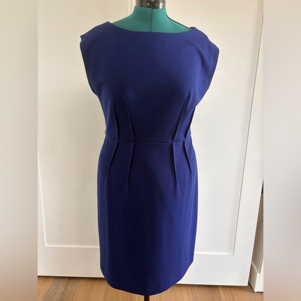 LOFT Royal Blue Midi Dress